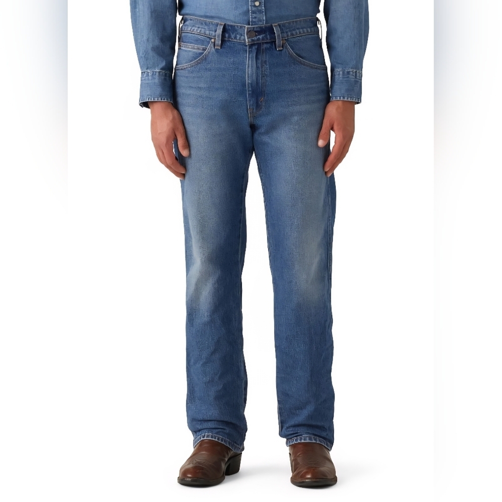 Men's 557 Western Straight Leg Jean, Color Medium Wash, Retail $49.99 USD